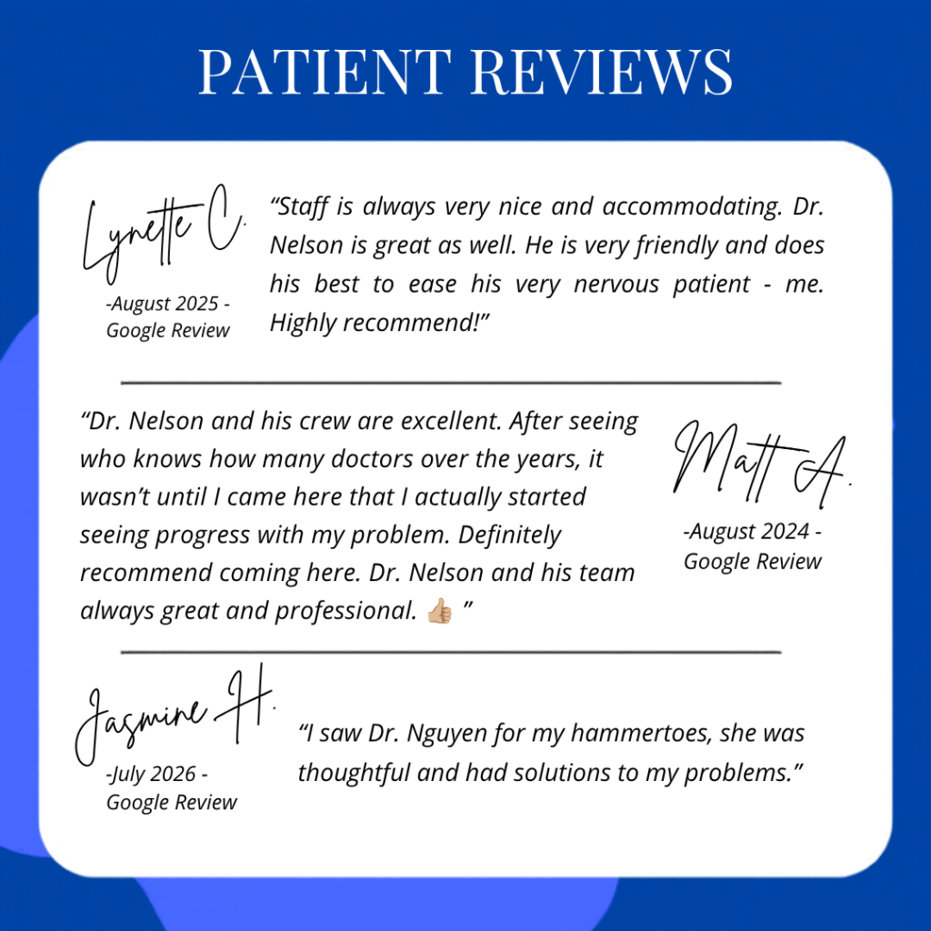 Reviews for Foot and Ankle Medical Clinic Dr. Scott Nelson best foot doctor ankle specialist in Garland TX  - Google Reviews 2025 - 2026